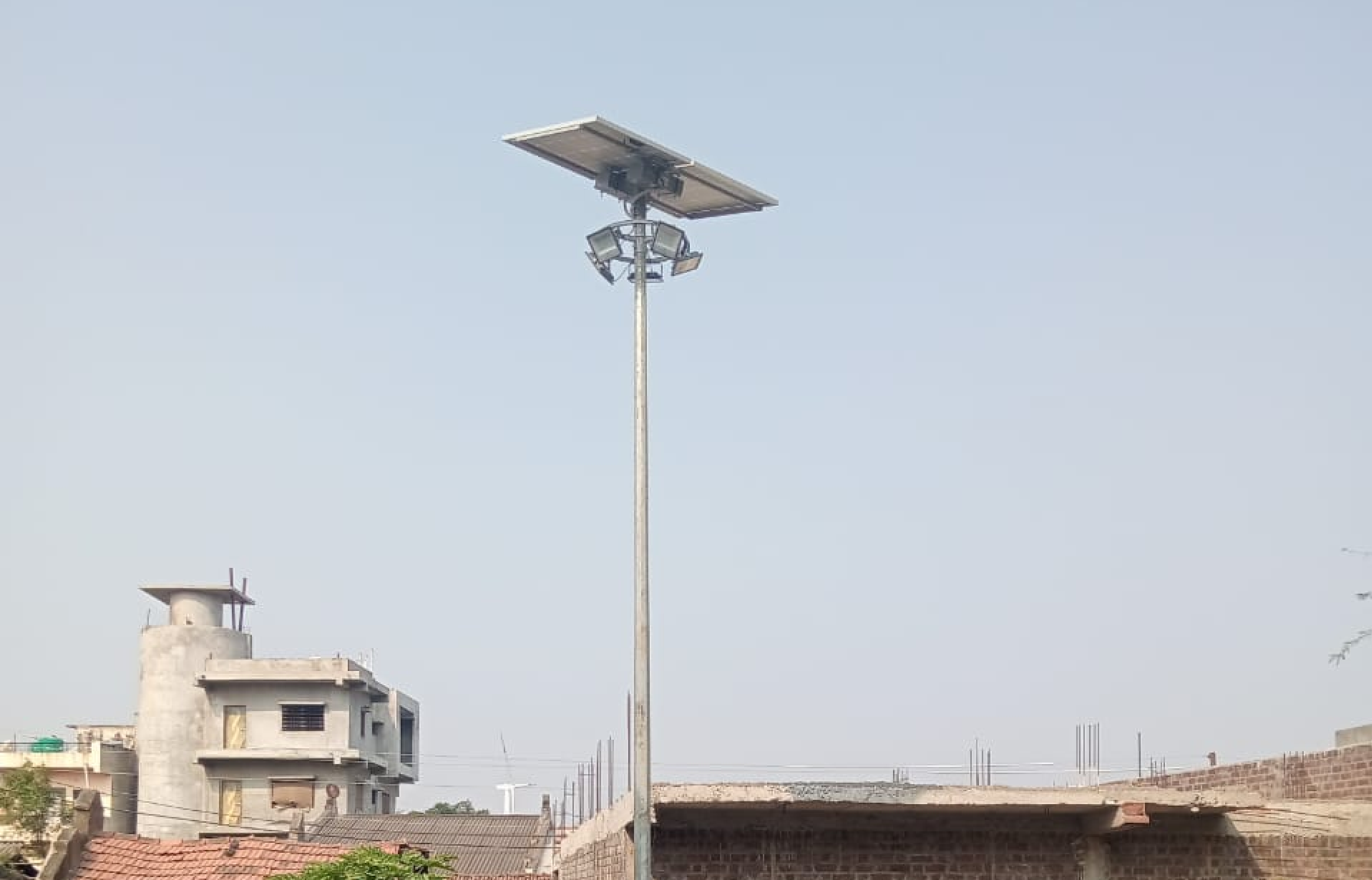 LED street light poles